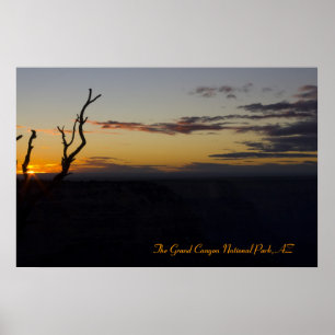 Magical solnedgång för grand Canyon Poster