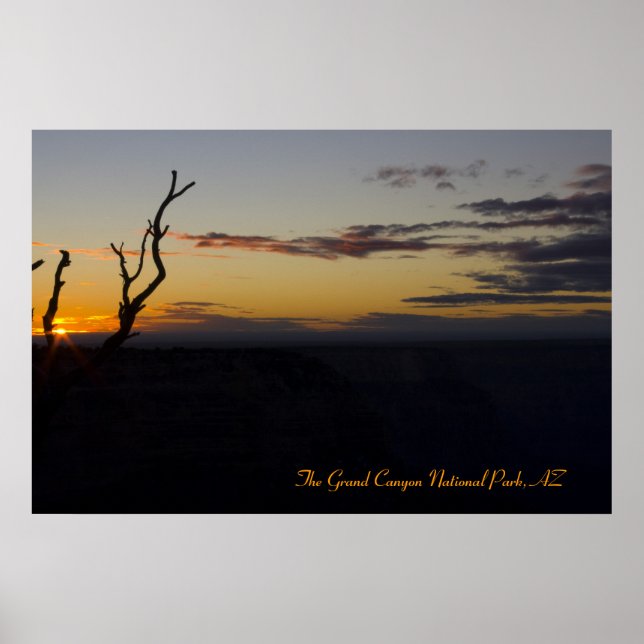 Magical solnedgång för grand Canyon Poster (Framsidan)