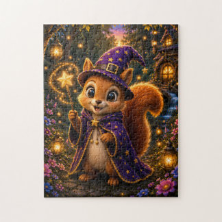 Magical Squirrel Wizard Jigsaw Puzzle Pussel