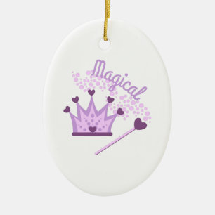 Magical Tiara Julgransprydnad Keramik