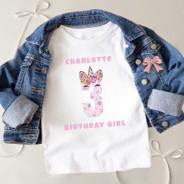 Magical Tie Dye Unicorn Coquette Bow T Shirt