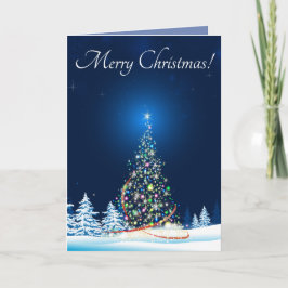 Magical Tree Christmas Card Helgkort