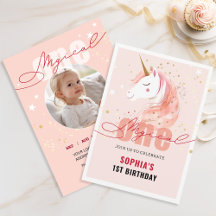 Magical Unicorn First Birthday