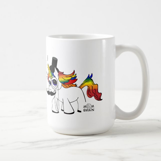 Magical Unicorn för Lord Burgess Atwoods kaffe Kaffemugg (Höger)