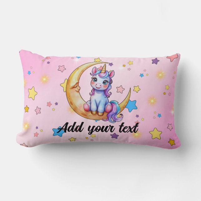 Magical Unicorn Lumbar Pillow Lumbarkudde (Framsida)