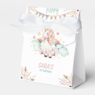 Magical Unicornfödelsedagpresentartiklar Presentaskar