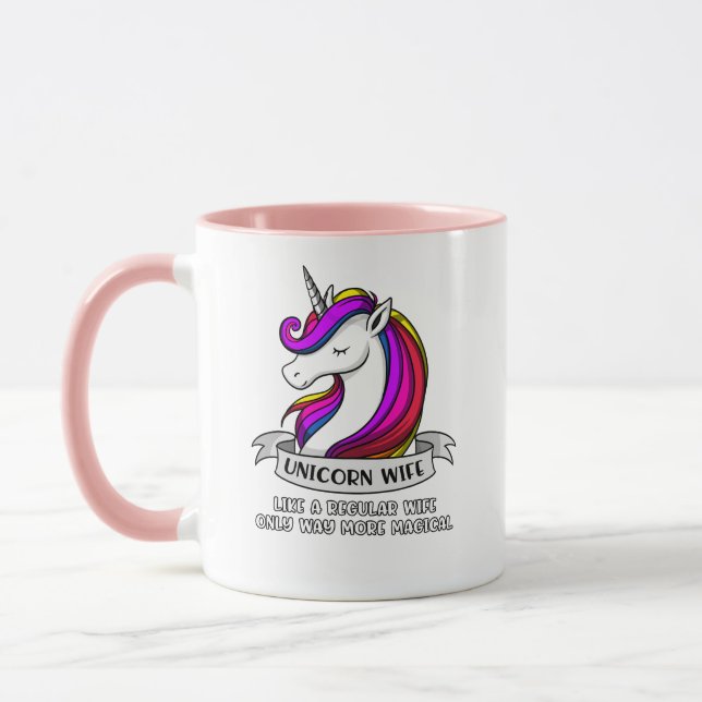 Magical Unicornfrukvinnor Mugg (Vänster)