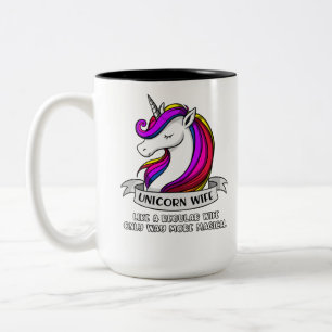 Magical Unicornfrukvinnor Två-Tonad Mugg
