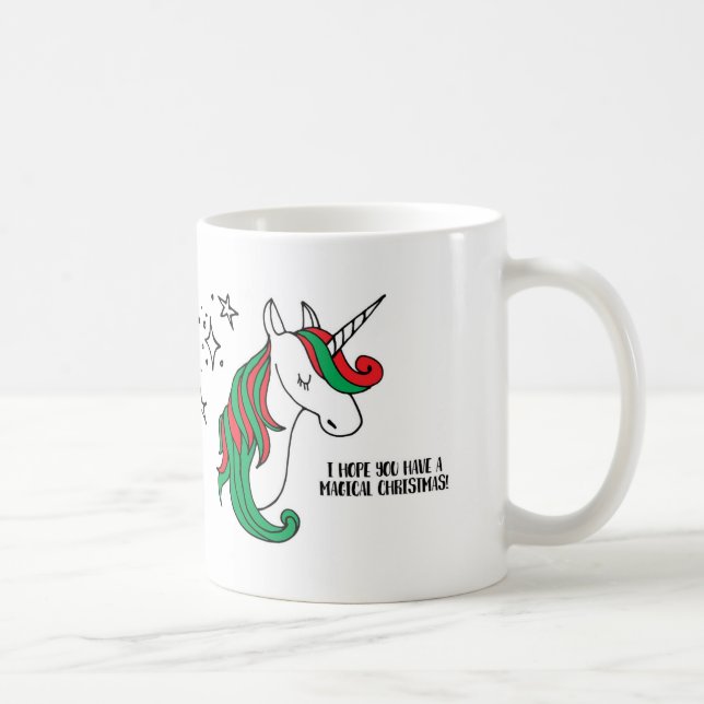Magical Unicornjul Kaffemugg (Höger)