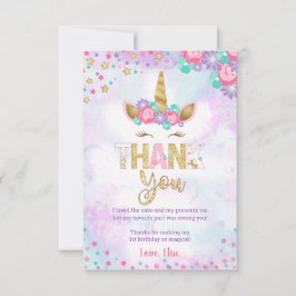 Magical Unicorntackkort Tack Kort