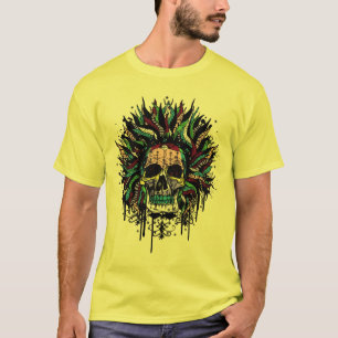 Magical Voodooskallekrigare Tee