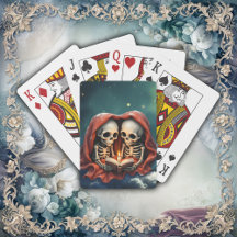 Magical winter moments, two skeletons