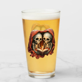 Magical winter moments, two skeletons glaskopp