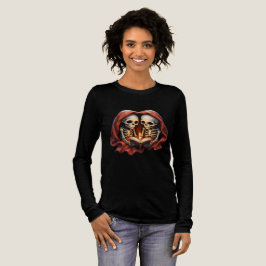 Magical winter moments, two skeletons t shirt