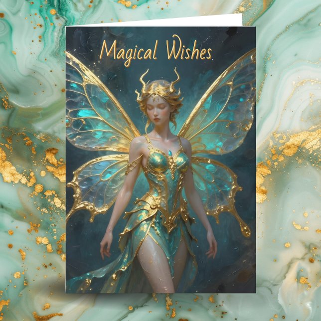 Magical Wishes for an Enchanted Birthday Kort (Skapare uppladdad)