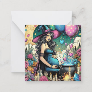 MAGICAL WItchy Baby Brewing | Baby | Gravid | M Anteckningskort