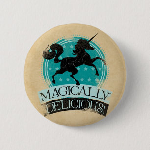 Magically läcker vintage (för Unicornkött) Knapp