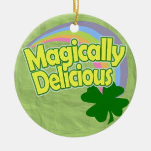 Magically läckert julgransprydnad keramik