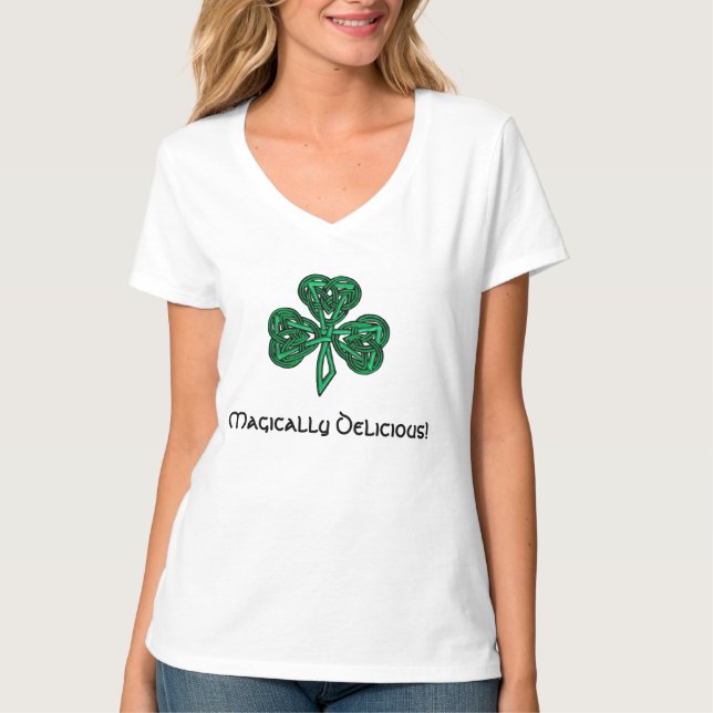 Magically läckert! ShamrockSts Patrick dag T Tee Shirt (Framsida)