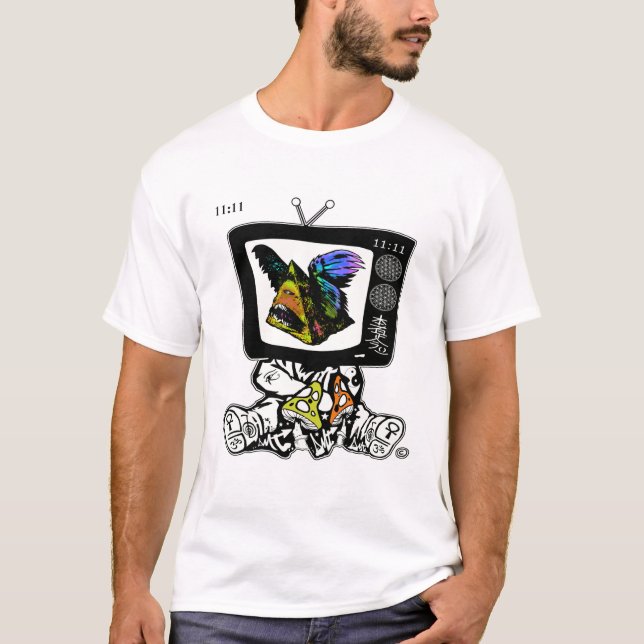 MAGICHAMPINJONER - ANDLIG GRAFITTIT-TRÖJA FÖR DMT T-SHIRT (Framsida)