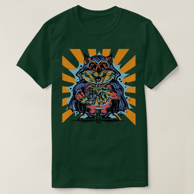 Magician Animal Fo Premium T Shirt (Design framsida)