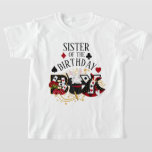 Magician Birthday Boy Shirt Sister födelsedagsfest T<br><div class="desc">Firar födelsedag med denna speciella t-shirt,  personlig design</div>