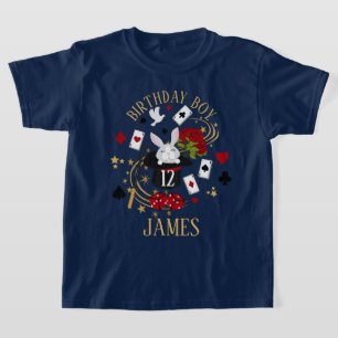 Magician Birthday småbarn tshirts