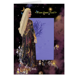 Magician Bland Crystals, mall! Hälsningskort