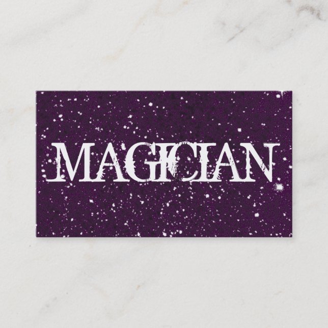 Magician Card Visitkort (Framsida)