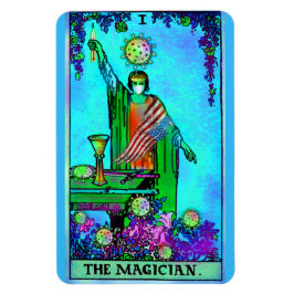 Magician Coronavirus Tarot-dödskortet Magnet