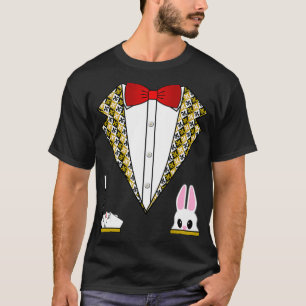Magician Costume Funny Tuxedo-Vuxnor  T Shirt