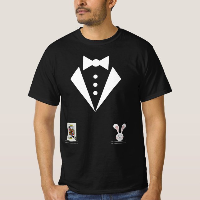 Magician Costume Halloween Magic Show Greatestest T Shirt (Framsida)
