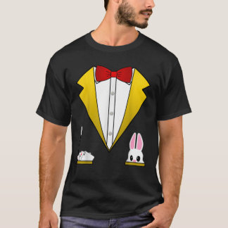 Magician Costume Shirt Funny Tuxedo Shirt För barn T Shirt