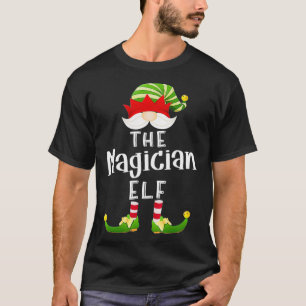 Magician Elf-gruppen Jul Funny Pajama Party T Shirt