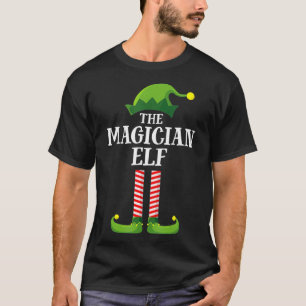 Magician Elf Matching Family Group jul Party T Shirt