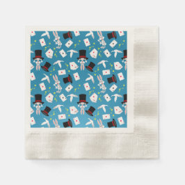 Magician Girl Show Födelsedagsfest Pappersservett