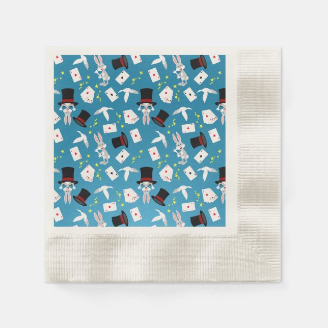 Magician Girl Show Födelsedagsfest Pappersservett (Framsidan)