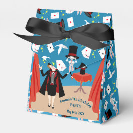 Magician Girl Show Födelsedagsfest Presentaskar