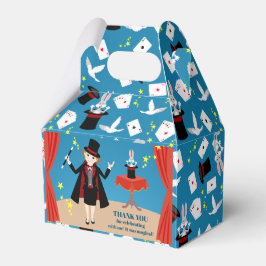 Magician Girl Show Födelsedagsfest Presentaskar