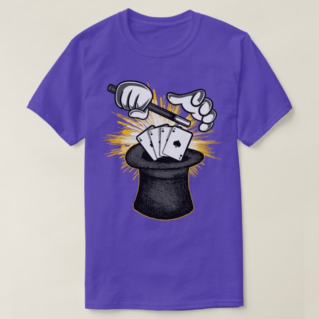 Magician Hat Trollspös T Shirt (Design framsida)