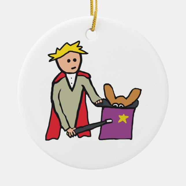 Magician Julgransprydnad Keramik (Framsidan)