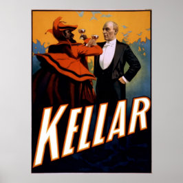 Magician Kellar-tostar i Djävulen Poster