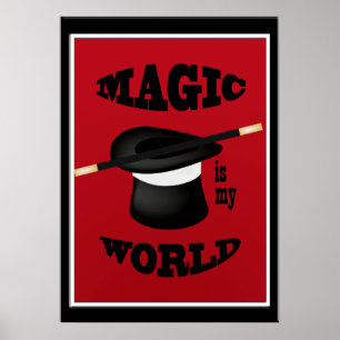 Magician Magic är min världsPoster Poster