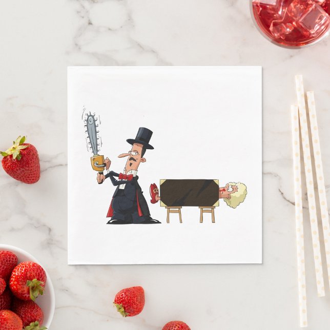 Magician Performing Pappersservett (Skapare uppladdad)