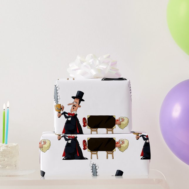 Magician Performing Presentpapper (Skapare uppladdad)