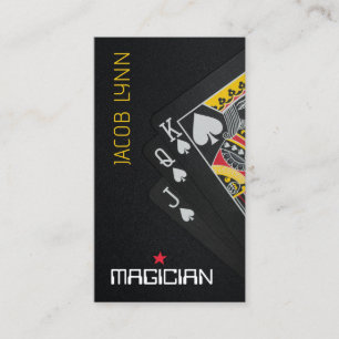 Magician Poker Affärskort Visitkort