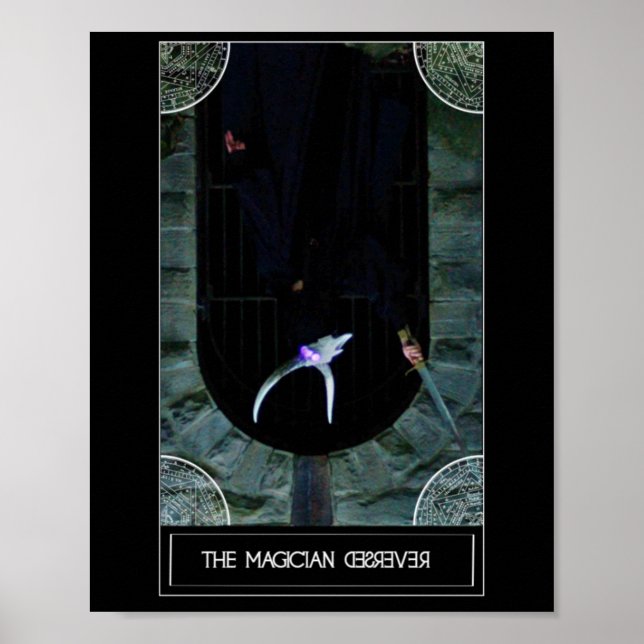 Magician Reversed tarot poster (Framsidan)