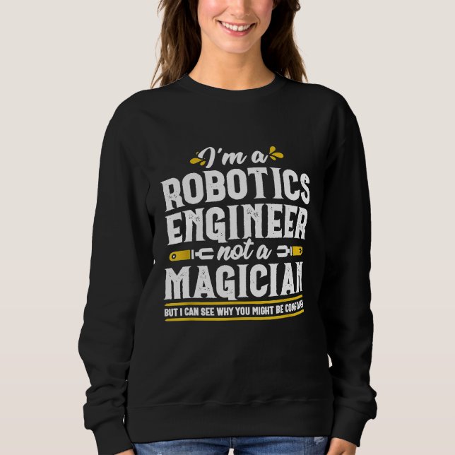 Magician Robotics Ingenjör Computer Science Mechan T Shirt (Framsida)