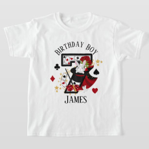 Magician Sjunde födelsedag för Shirt Magic T