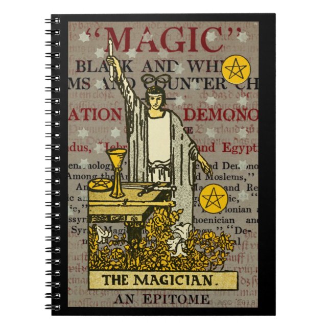 Magician Tarot Anteckningsbok (Framsidan)